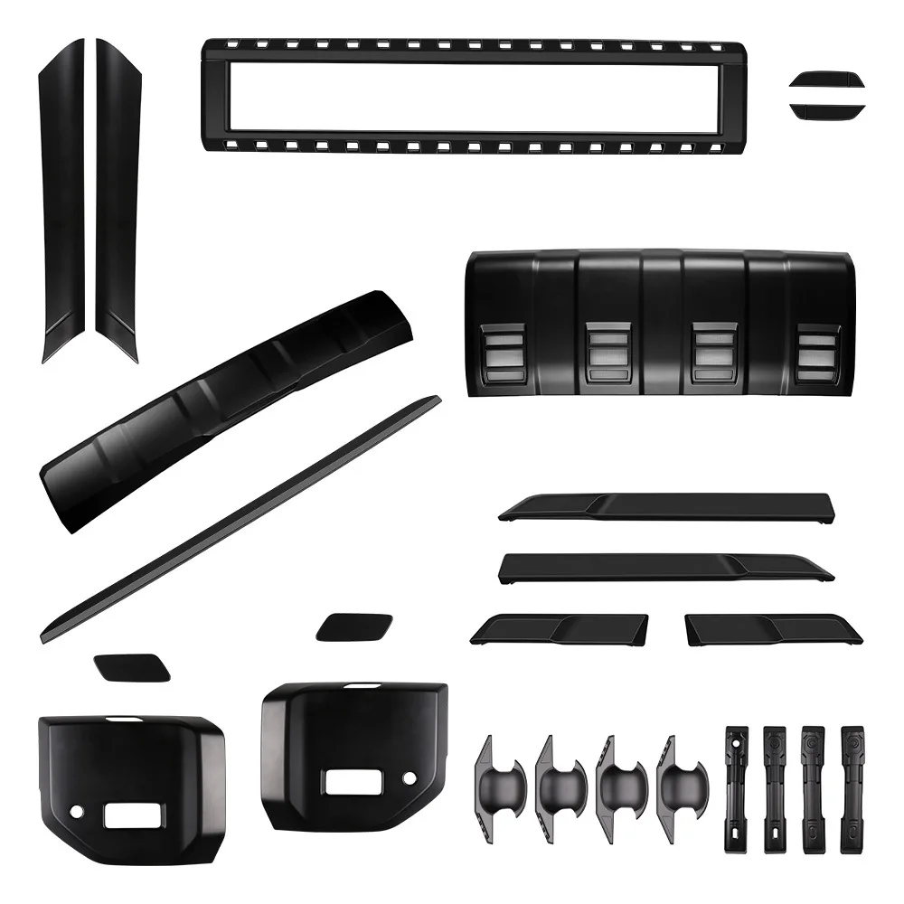 full exterior body kit for 2024 toyota land cruiser prado lc250, complete universal styling set fit both lhd & rhd models full exterior body kit for 2024 toyota land cruiser prado lc250, complete universal styling set fit both lhd & rhd models
