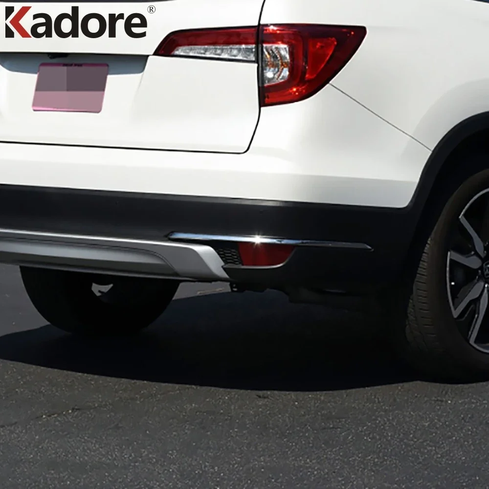 for honda pilot suv 2019 2020 2021 2022 front rear bumper corner protector trim strip cover exterior chrome for honda pilot suv 2019 2020 2021 2022 front rear bumper corner protector trim strip cover exterior chrome