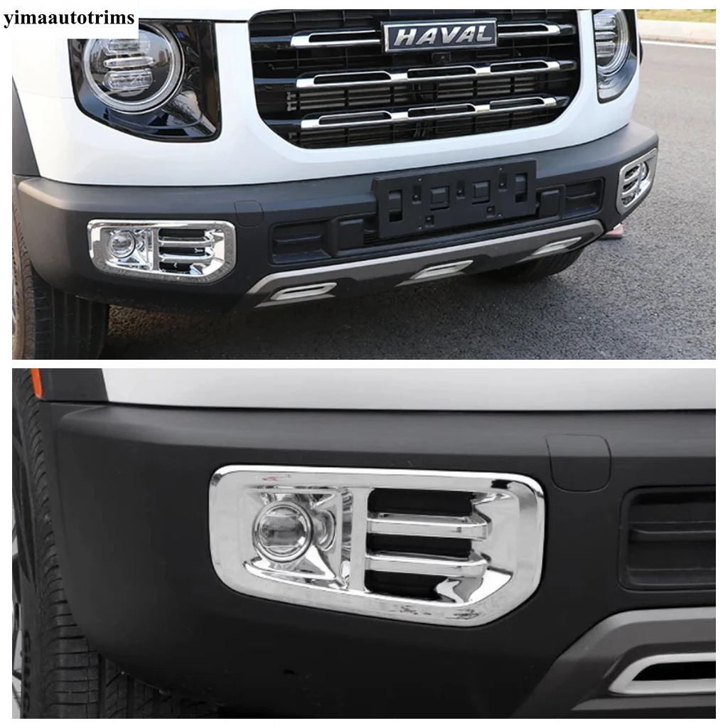 for haval dargo 2021 2022 front rear fog lights lamps eyebrow frame cover trim abs chrome / carbon fiber exterior for haval dargo 2021 2022 front rear fog lights lamps eyebrow frame cover trim abs chrome / carbon fiber exterior