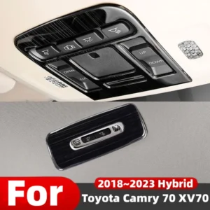 for toyota camry 70 xv70 2018~2023 hybrid car front rear dome reading lamp frame kit headlight switch panel interior accessories