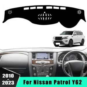 for nissan patrol y62 2010 2023 models car dashboard cover sun shade mats avoid light pads instrument panel protective