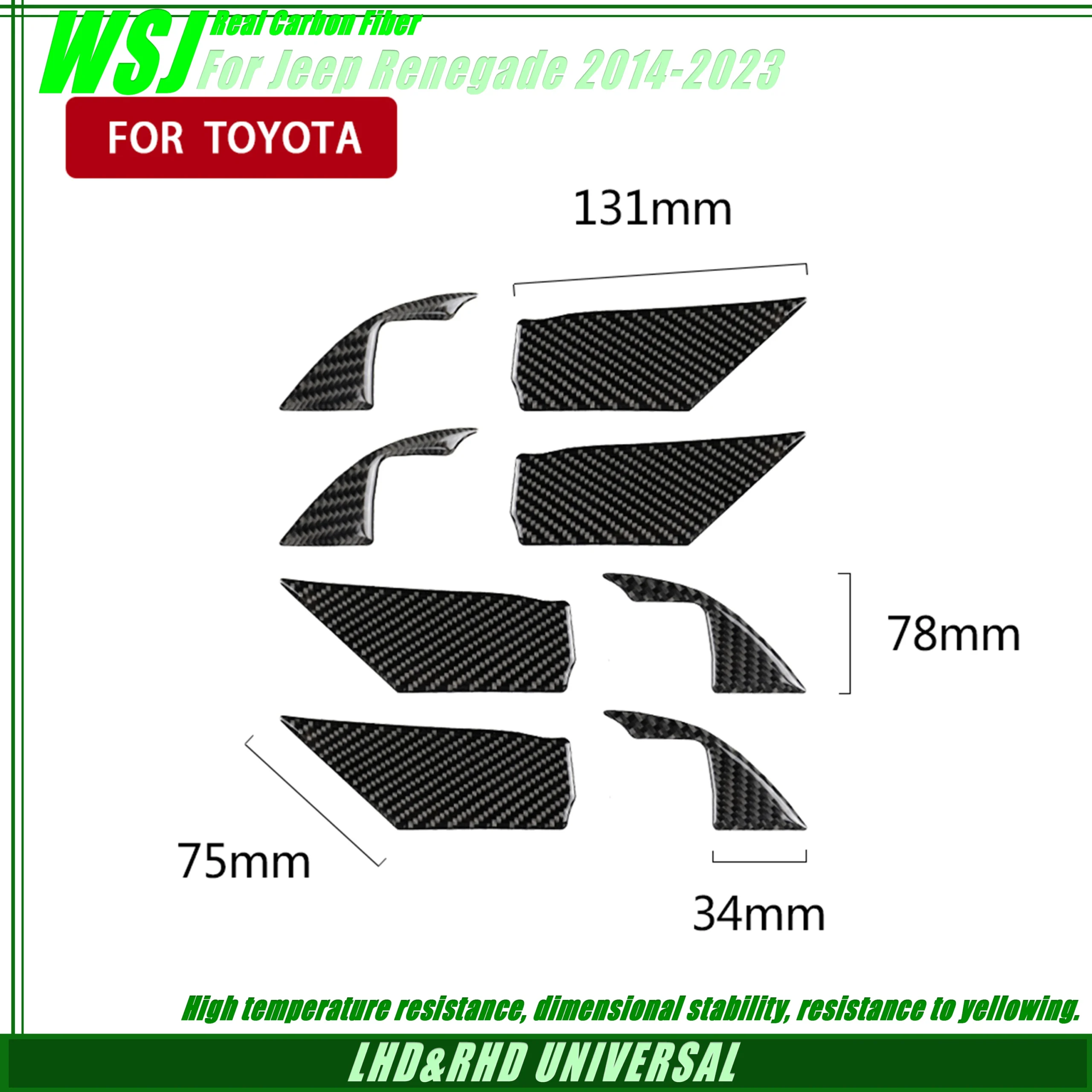 for toyota camry xv70 2018 2024 real soft carbon fiber car interior inner interior door handle bowl decoration trim for toyota camry xv70 2018 2024 real soft carbon fiber car interior inner interior door handle bowl decoration trim