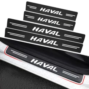 carbon fiber car trunk bumper protective sticker anti scratch for haval h1 h2 h3 h6 h7 h9 m6 f7x jolion great wall accessories