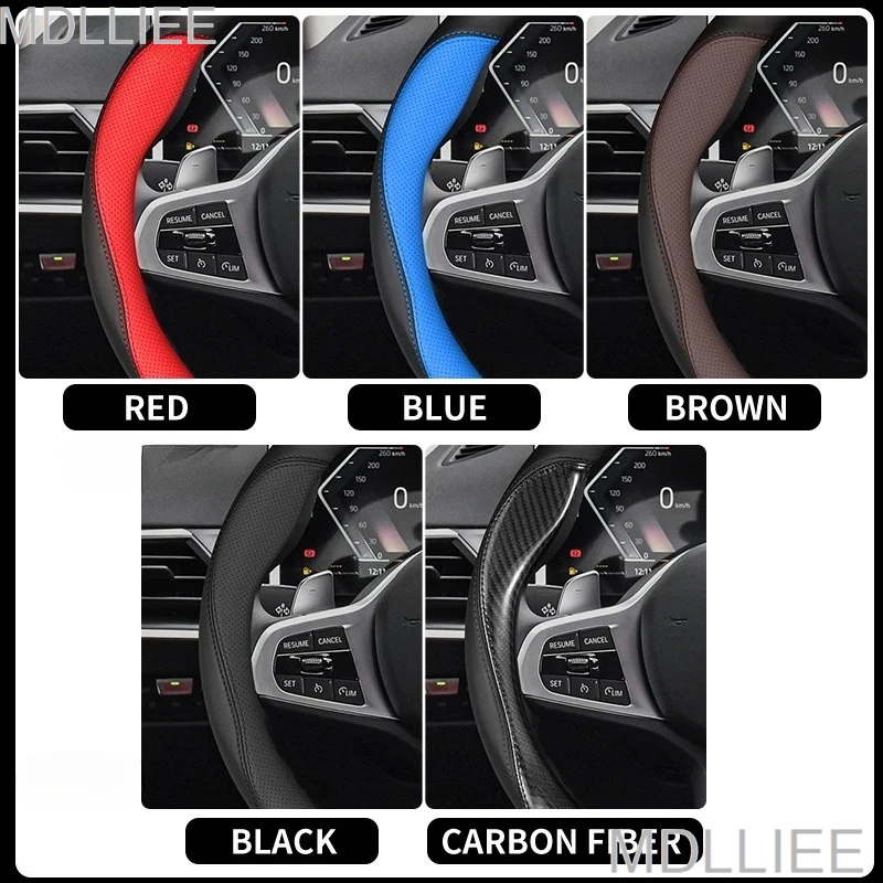 carbon fiber cow leather car steering wheel cover anti slip for great wall tank 300 400 500 700 2022 2023 2024 auto carbon fiber cow leather car steering wheel cover anti slip for great wall tank 300 400 500 700 2022 2023 2024 auto