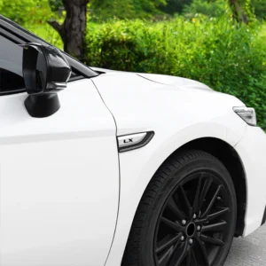 2pcs car side fender knife stickers emblem badge decals trim styling logo for lexus lx 570 600 5700 500d 470 460 car accessorie