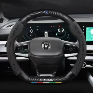 car suede steering wheel cover for changan cs95 cs15 cs85 cs35 cs75 cs55 cx70 uni v uni t uni k raeton dado alsvin hunter xt