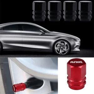 car chrome wheel tyre valve stem hex caps with sleeve covers for haval h1 h2 h3 h6 h7 h9 m6 f7x jolion great wall accessories