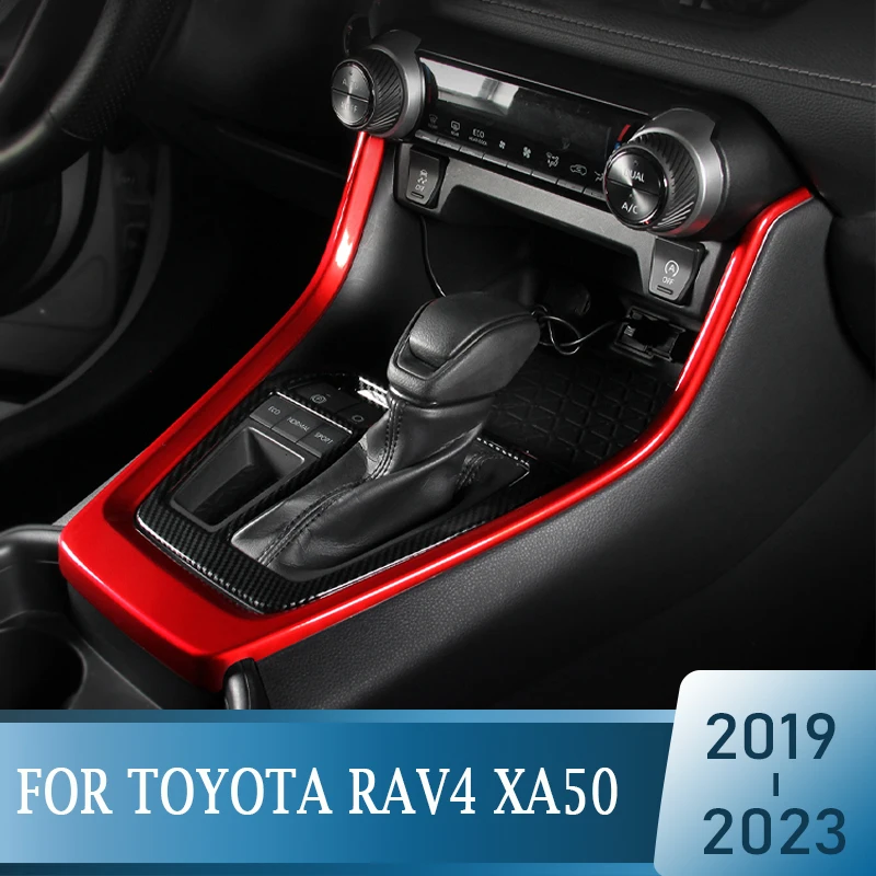 abs carbon fiber car gear shift panel split cover trim for toyota rav4 2019 2020 2021 2022 2023 rav 4 xa50 hybrid accessories abs carbon fiber car gear shift panel split cover trim for toyota rav4 2019 2020 2021 2022 2023 rav 4 xa50 hybrid accessories