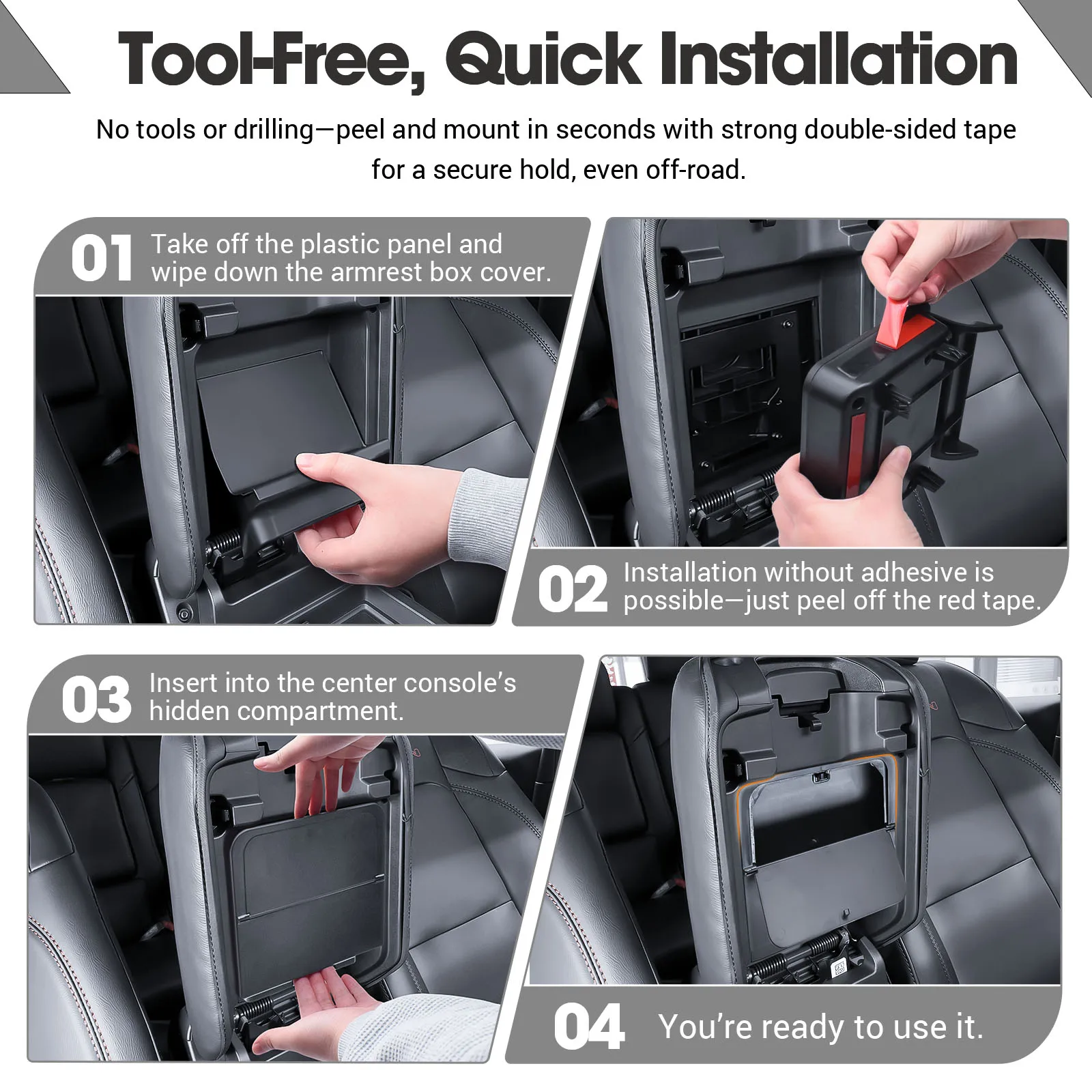 center console hidden organizer box for jeep wrangler jl jlu 2018 2025 & gladiator jt 2020 2025 armrest secret hidden storage center console hidden organizer box for jeep wrangler jl jlu 2018 2025 & gladiator jt 2020 2025 armrest secret hidden storage