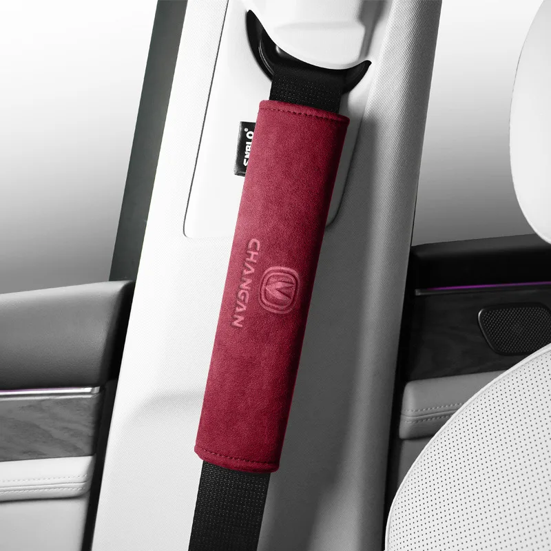 for changan cs35 cs55 plus cs75 cs85 cs95 uni v uni t uni k 2025 suede car interior safety belt case shoulder guards for changan cs35 cs55 plus cs75 cs85 cs95 uni v uni t uni k 2025 suede car interior safety belt case shoulder guards