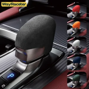 made of alcantara suede wrapping gear shift knob cover for lexus rx 2023 2024 2025 rx500h f sport rx350h rx450h al30 accessories