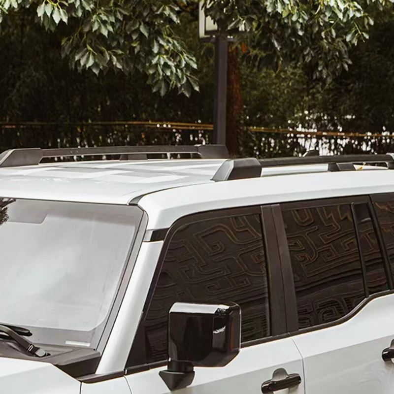 for toyota land cruiser 250 lc250 j250 2024 2025 2026 black decorative roof rack rails luggage carrier bars car accessories for toyota land cruiser 250 lc250 j250 2024 2025 2026 black decorative roof rack rails luggage carrier bars car accessories