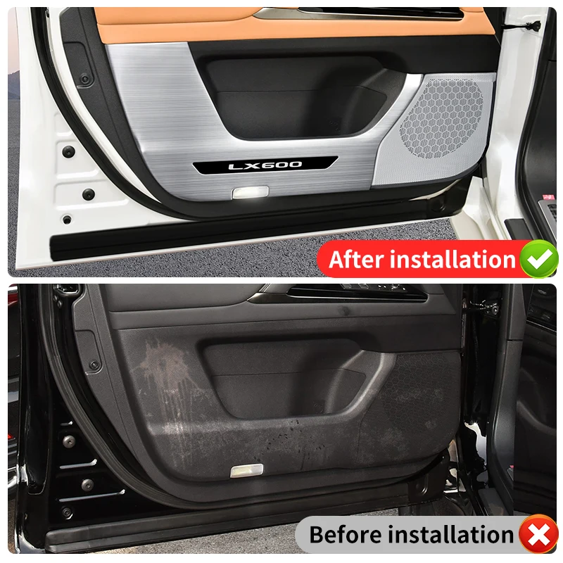 interior upgraded for 2022 2023 2024 lexus lx600 lx500d stainless steel car door protective cover speaker cover interior upgraded for 2022 2023 2024 lexus lx600 lx500d stainless steel car door protective cover speaker cover