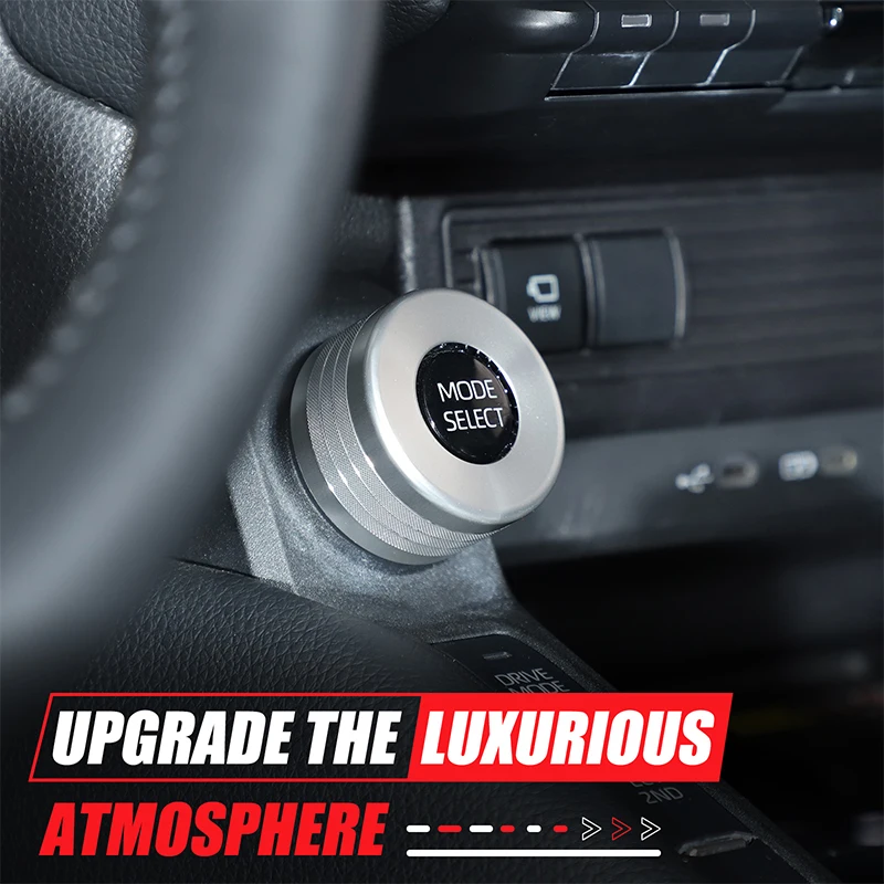 for toyota land cruiser 250 prado j250 lc250 2024 2025 car driving mode knob ring switch knob cover sticker for toyota land cruiser 250 prado j250 lc250 2024 2025 car driving mode knob ring switch knob cover sticker