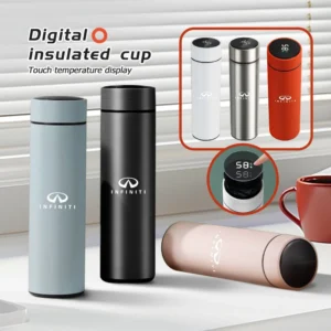 smart cup digital temperature display stainless thermos bottle for infiniti q70l qx50 q50 qx30 qx60 qx80 q60 q30 qx70 q70 g37