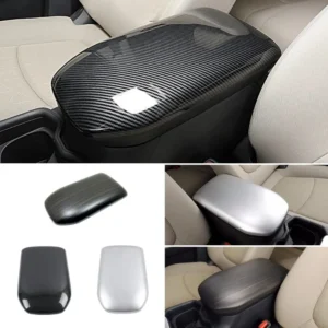 abs carbon fiber car armrest box cover central armrests panel trim accessories for toyota rav4 2019 2022 2023 rav 4 xa50 hybrid