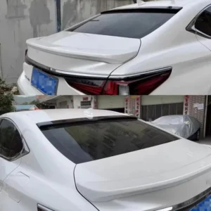 for 2018 2024 year lexus es series roof spoiler wing abs plastic trunk rear tail lip accessories body kit