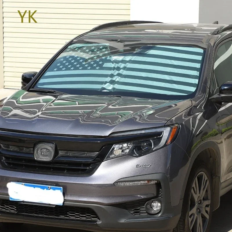 for honda pilot 2016 2022 silver tape car front windshield sunshade sun protection visor sunshade interior car for honda pilot 2016 2022 silver tape car front windshield sunshade sun protection visor sunshade interior car