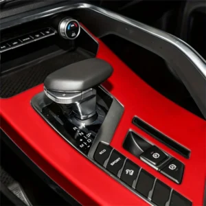 carbon fiber for geely coolray 2021 2023 car film interior stickers center console gear dashboard air door handle lift panel
