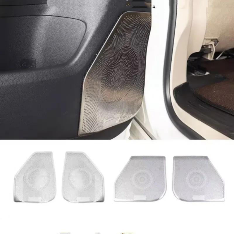 for toyota land cruiser 300 lc300 2022 2024 car speaker cover stainless steel 4 door loudspeaker sound pad trim for toyota land cruiser 300 lc300 2022 2024 car speaker cover stainless steel 4 door loudspeaker sound pad trim