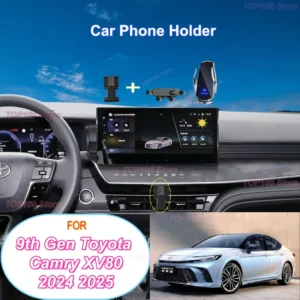car phone holder air vent special fixed base for toyota camry xv80 9th gen 2024 2025 wireless charging strong bracket accessory
