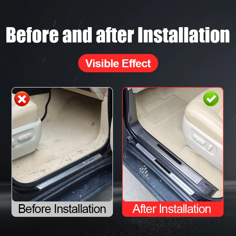 for toyota land cruiser 200 prado 150 2008 2023 door sill pedal lc150 lc200 threshold upgrades interior decoration for toyota land cruiser 200 prado 150 2008 2023 door sill pedal lc150 lc200 threshold upgrades interior decoration