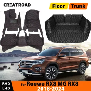 creatroad for roewe rx8 mg rx8 7 seat 2018 2024 2023 2022 2021 custom car floor mats trunk mat auto carpet interior accessories