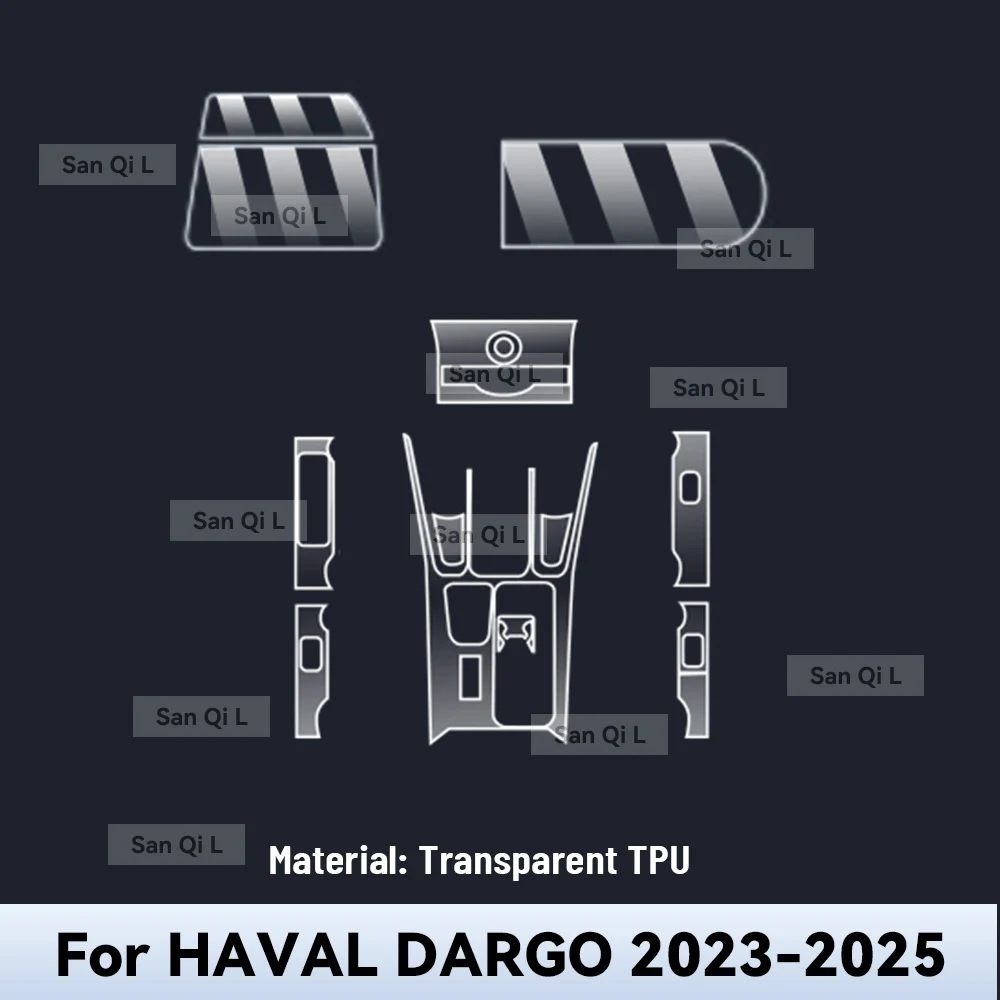 car interior center console media dashboard navigation tpu sticker protector film for haval dargo 2023 2025 car car interior center console media dashboard navigation tpu sticker protector film for haval dargo 2023 2025 car