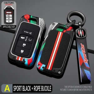 car key case fob cover for honda vezel city civic jazz brv br v hrv accord exl crv pilot ridgeline odyssey grace crider keychain