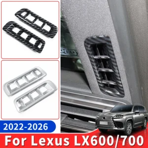 for toyota 2022 2026 lexus 600 700 lx600 lx700 car a pillar vent decoration cover easy install interior protection accessories