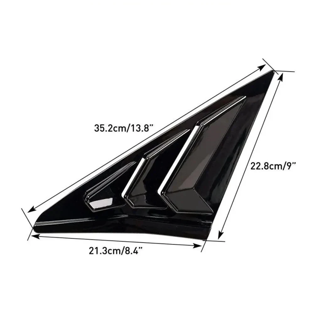 rear side window louvers air vent scoop shades cover trim blinds car for honda civic type r hatchback 2020 2021 rear side window louvers air vent scoop shades cover trim blinds car for honda civic type r hatchback 2020 2021