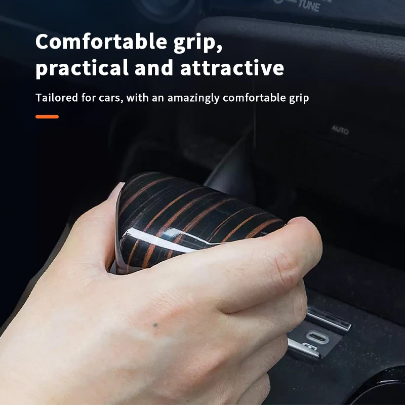 qhcp car wood grain gear shift knob cover abs knob handle head decorative covers interior fit for lexus es 2018 2024 qhcp car wood grain gear shift knob cover abs knob handle head decorative covers interior fit for lexus es 2018 2024
