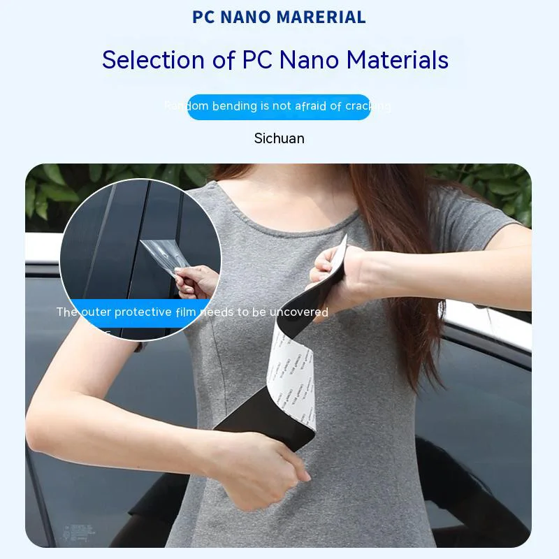 6pcs gloss black polished pillar posts fit for changan uni k unik 2021 2022 window trim cover bc column sticker 6pcs gloss black polished pillar posts fit for changan uni k unik 2021 2022 window trim cover bc column sticker