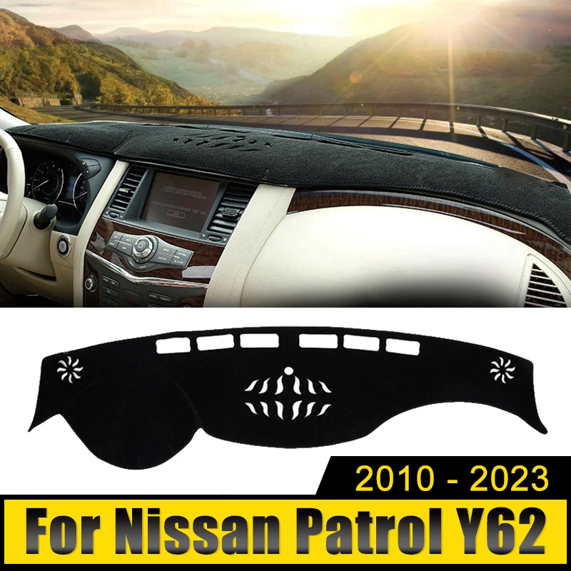 for nissan patrol y62 armada 2010 2015 2016 2017 2018 2019 2020 2021 2022 2023 car dashboard cover mats avoid light pad carpets for nissan patrol y62 armada 2010 2015 2016 2017 2018 2019 2020 2021 2022 2023 car dashboard cover mats avoid light pad carpets