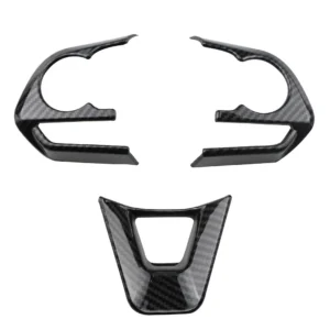 car steering wheel button panel trim sequins for toyota rav4 rav 4 corolla avalon 2019 2020 accessories abs