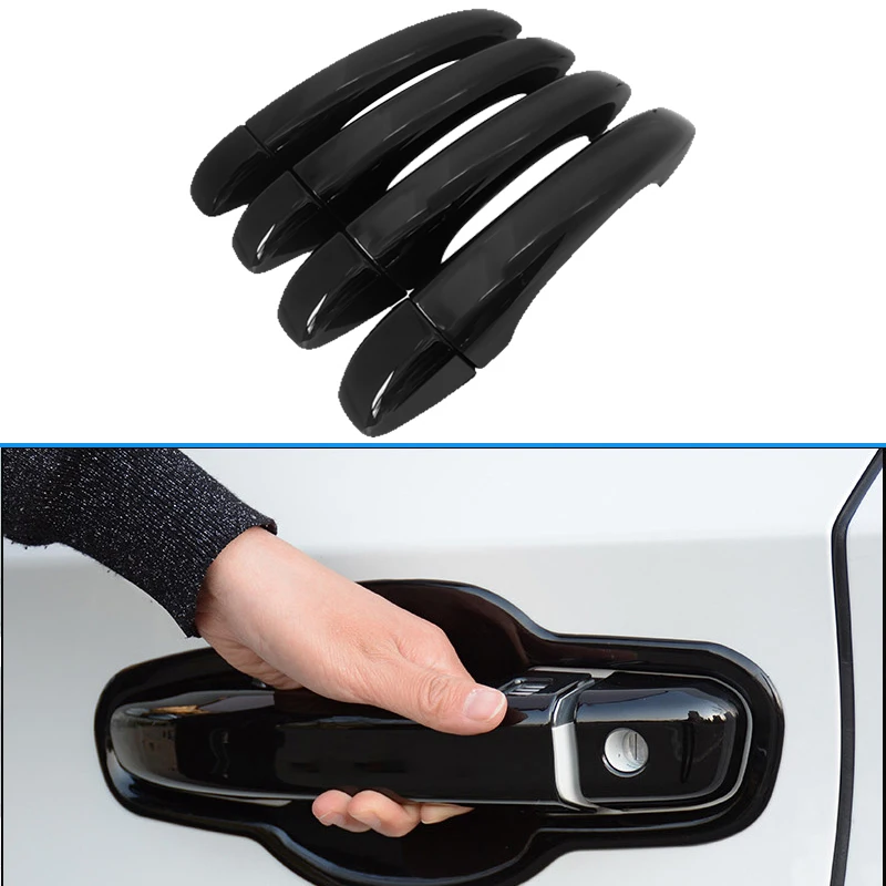 chrome gloss black door handle for nissan pathfinder r53 5 2022 2023 carbon fiber exterior protector car sticker set chrome gloss black door handle for nissan pathfinder r53 5 2022 2023 carbon fiber exterior protector car sticker set