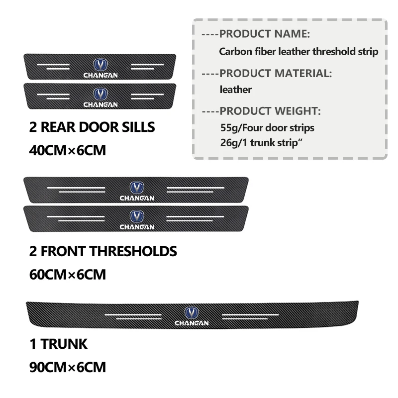 for changan car door sill scuff plate decor carbon fiber stickers cs55 cs85 alsvin eado hunter cs75 cs15 cs95 cs35 plus for changan car door sill scuff plate decor carbon fiber stickers cs55 cs85 alsvin eado hunter cs75 cs15 cs95 cs35 plus