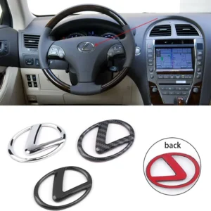3d steering wheel logo replacement paste for lexus es240 es250 es350 is250 is300 rx270 gs nx300 rx300 rx350 rx400h sl430 ct200