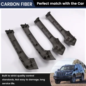 door handle trim cover panel pull handle interior car accessory for toyota prado lc150 2009 2018