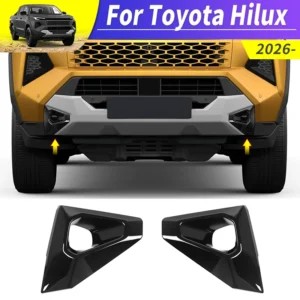 for 2026 toyota hilux pickup front fog lamp cover protective anti scratch durable abs car accessories automotive exterior parts