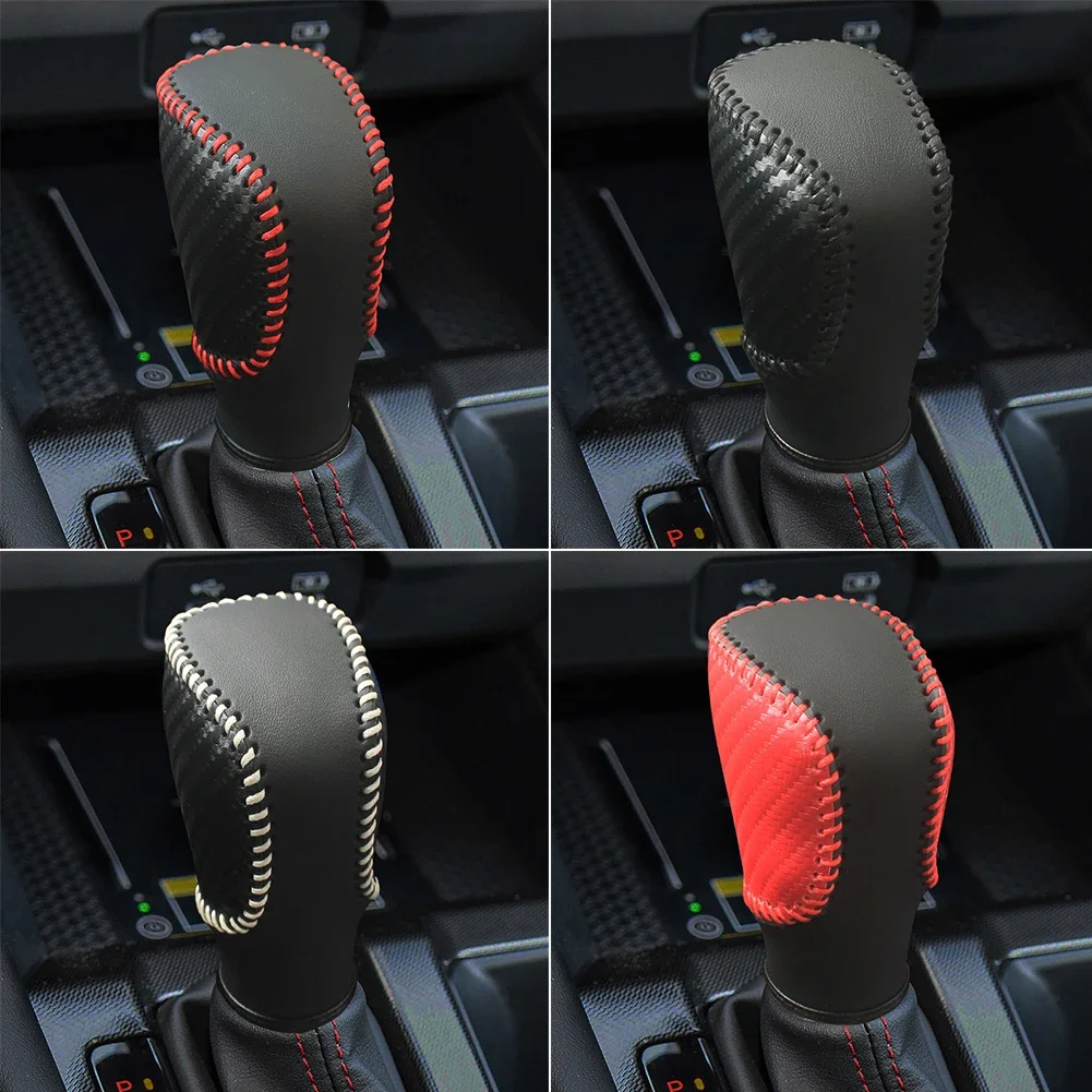 car leather head knob gear shift collars handbrake grip cover for honda civic 2022 2023 fit 2021 2023 accord 2018 2023 car leather head knob gear shift collars handbrake grip cover for honda civic 2022 2023 fit 2021 2023 accord 2018 2023