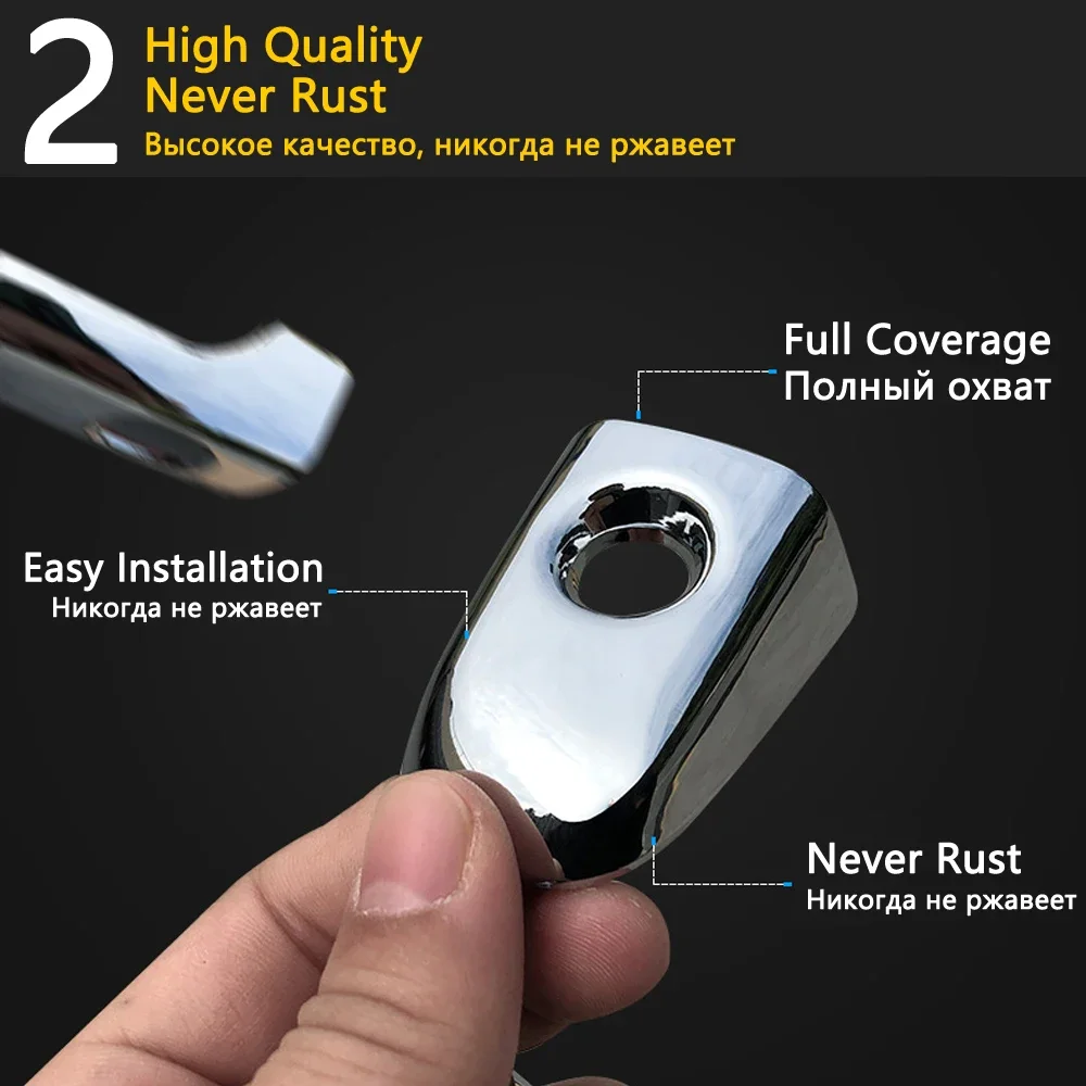 for ford explorer u625 2020 2021 2022 2023 chrome gloss black carbon fiber car smart door handle cover trim external stickers for ford explorer u625 2020 2021 2022 2023 chrome gloss black carbon fiber car smart door handle cover trim external stickers