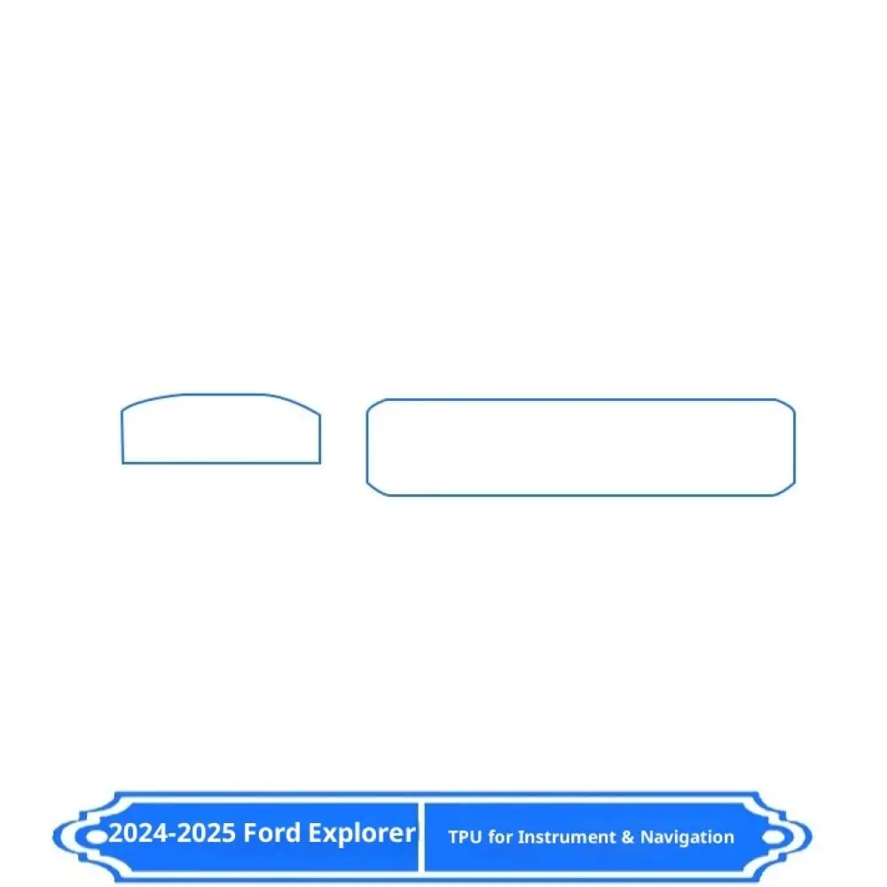 for ford explorer 2024 2025, dashboard & touchscreen protection kit, premium tpu film for navigation display and interior trim for ford explorer 2024 2025, dashboard & touchscreen protection kit, premium tpu film for navigation display and interior trim