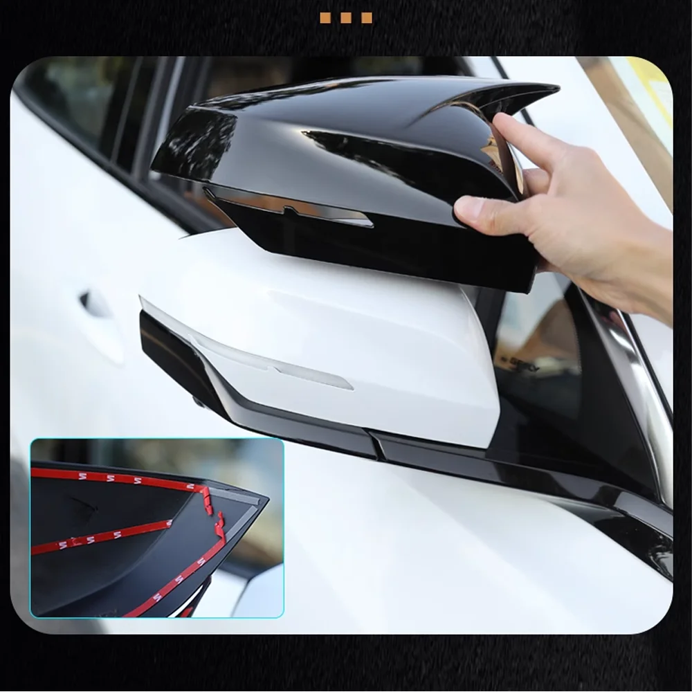 car mirror cover for geely boyue l fx11 starray atlas 2023~2025 abs carbon fiber black chrome trim rearview mirror accessories car mirror cover for geely boyue l fx11 starray atlas 2023~2025 abs carbon fiber black chrome trim rearview mirror accessories