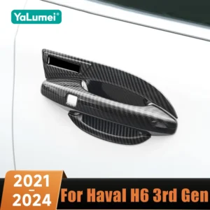 for haval h6 3rd gen gt 2021 2022 2023 2024 hev phev car outer door handle bowl trim cover anti dirty protective accessories