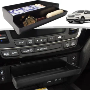 center console drawer storage box tray for honda pilot 2016 2022/ ridgeline 2017 2024/ passport 2019 2024 drawer car organizer