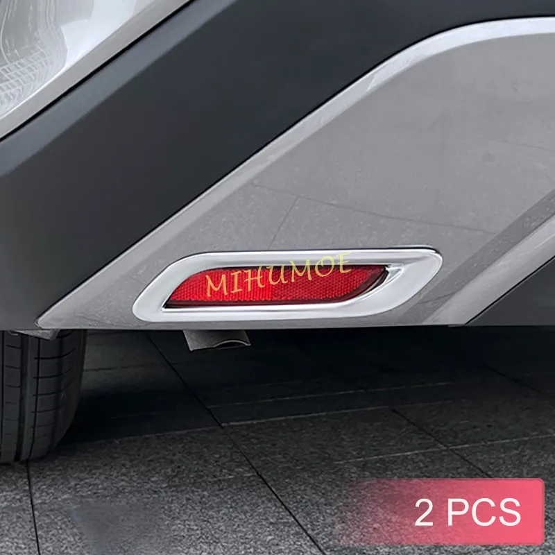 for lexus rx 350 350h 450h+ 500h 2023 2024 2025 chrome rear fog light cover bumper reflector trims for lexus rx 350 350h 450h+ 500h 2023 2024 2025 chrome rear fog light cover bumper reflector trims