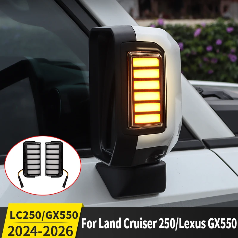 for toyota land cruiser prado 250 lc250 j250 2024 2025 lexus gx 550 smoked side mirror turn signal led dynamic car accessories for toyota land cruiser prado 250 lc250 j250 2024 2025 lexus gx 550 smoked side mirror turn signal led dynamic car accessories