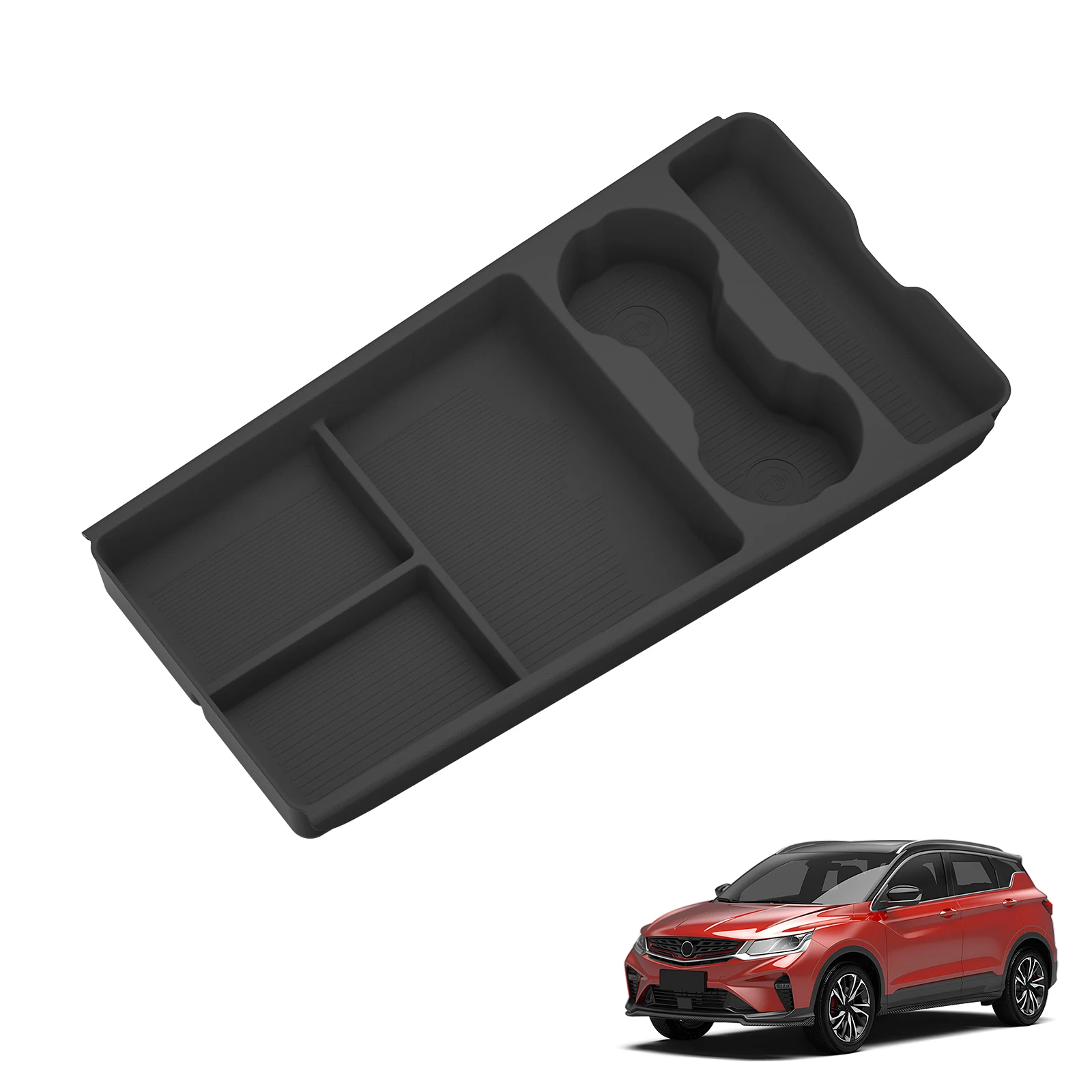 for geely coolray proton x50 2025 2026 center console armrest lower layer storage box tray organizer car interior accessories for geely coolray proton x50 2025 2026 center console armrest lower layer storage box tray organizer car interior accessories