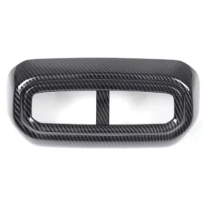 a87q for honda pilot 2023 2024 abs carbon fiber car rear air vent outlet frame cover trim sticker accessories